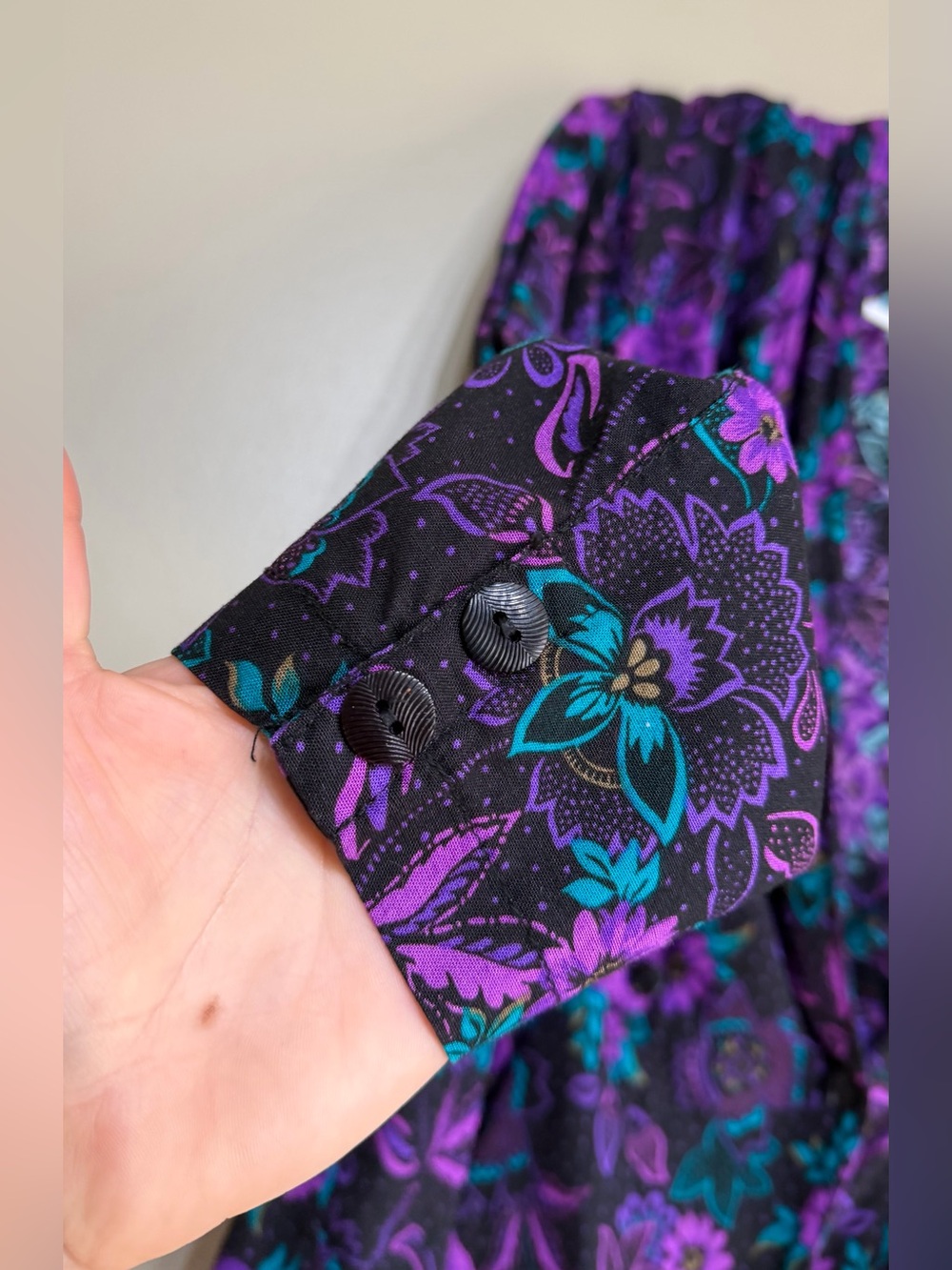 Vintage 80’s Fashion Gallery Floral Statement Skirt Set - Picture 8 of 16